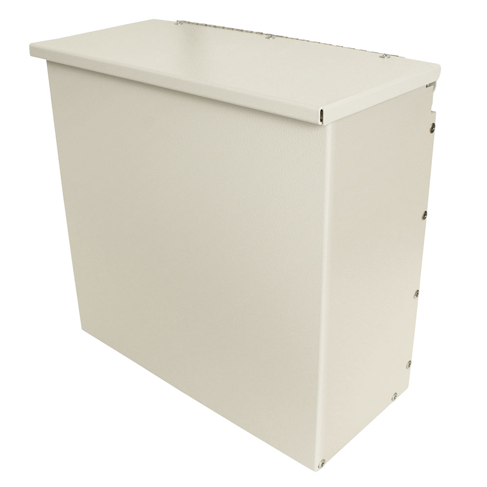 Waste Container With Cover, Aluminum, 4 Gallon, Includes Mounting Bracket