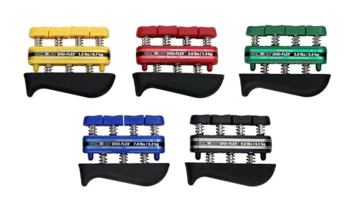 DiCanDo Digi-Flex Hand and Finger Exerciser 5 Piece Set