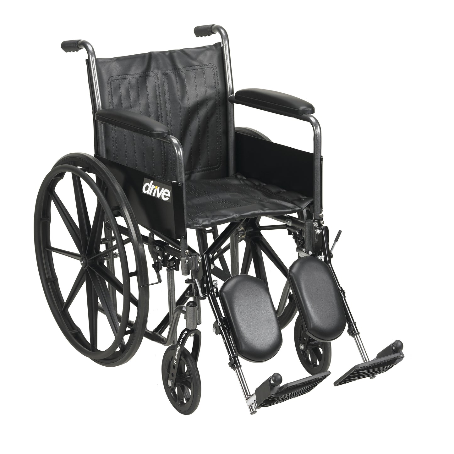 Silver Sport 2 Wheelchair, Detachable Desk Arms, Elevating Leg Rests, 18 Seat