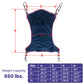 Full Body Patient Lift Sling Universal Compatibility - Medium, 49.2" L x 42.5" W