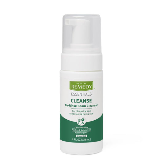 Remedy Essentials No-Rinse Foam Cleanser, 4 oz. Pump Bottle