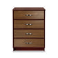 Contemporary Collection 4 Drawer Chest - 2 Tone Facility Rooms 104-107