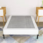 8 Inch Twin Box Spring With Cover Heavy Duty Metal Box Spring Only,Sturdy Mattress Foundation, Non-Slip,No Noise,Easy Assembly
