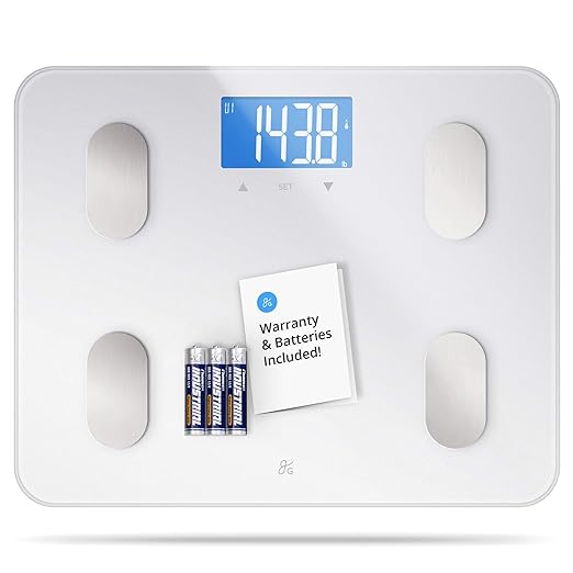 High Capacity Bathroom Scale, Ultra Wide, Extra Durable Platform Measures Up To 440 Pounds, Large Lcd Digital Display Is Easier To Read And 4 High Precision Sensors