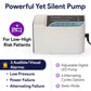 Low Air Loss / Alternating Pressure Mattress System w/ Deluxe Digital Pump and Cell-On-Cell Support Base w/ Raised Rail 36x80x8/11