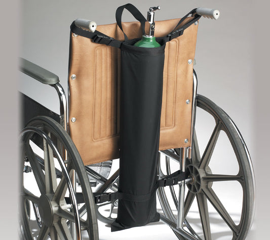 Oxygen Cylinder Holder - Single Tank Fits 16"-24" W/C EA