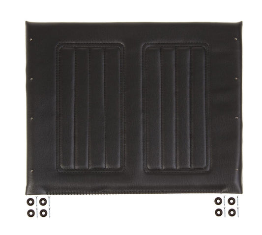 22" Black Nylon Seat Upholstery For Wheelchair
