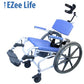 Aluminum Tilt Shower Commode Chair 18″ Seat, 24” Rear Wheels