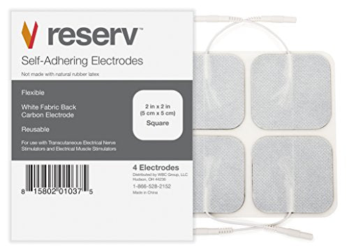 2" x 2" Premium Re-Usable Self Adhesive Electrode Pads for TENS/EMS Unit