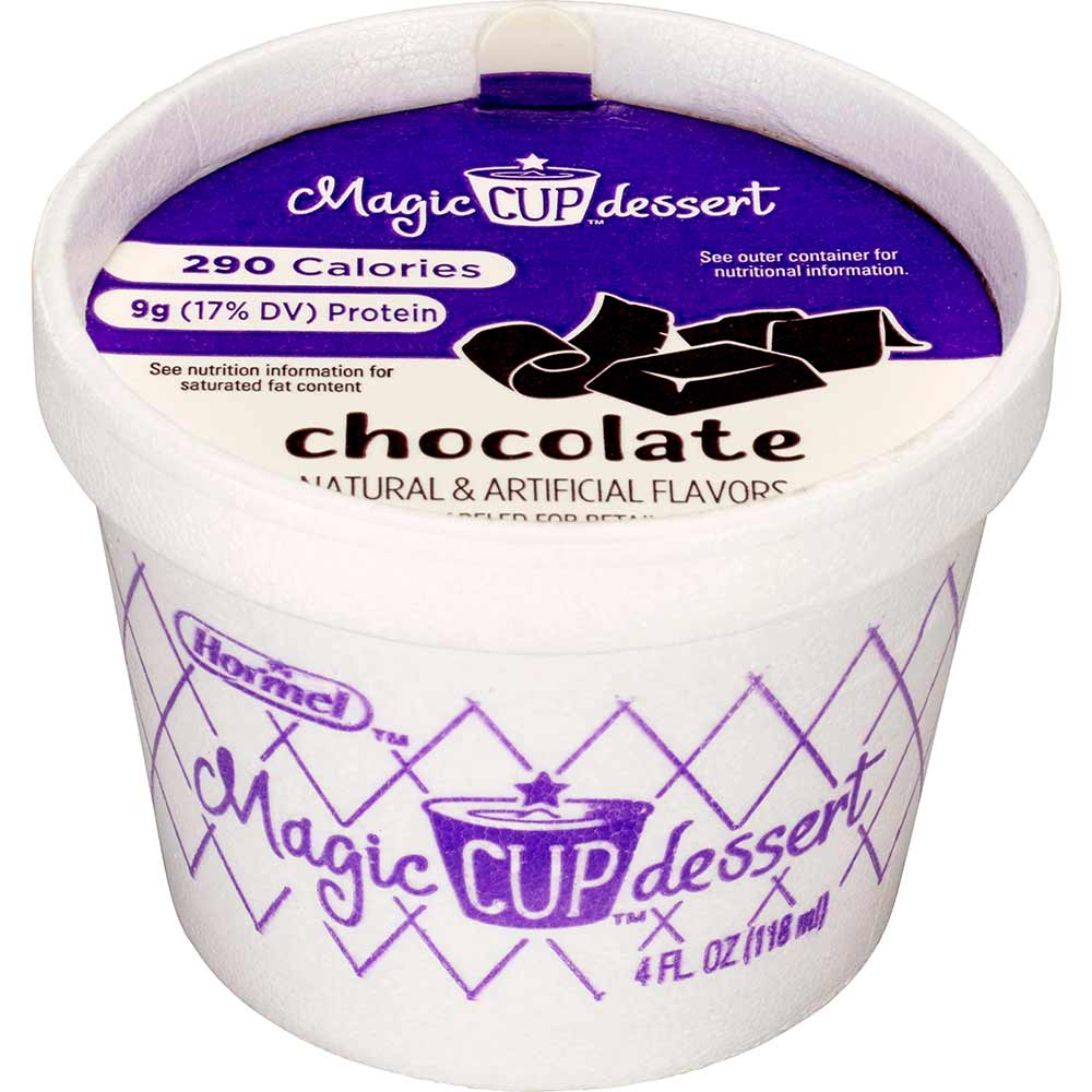 Magic Cup Fortified Nutrition Chocolate Snack, 4 Ounce,  48 cups per case