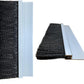 1.5 In. Nylon Brush Seal Weatherproofing, 1.5 In. Brush Seal X 1.0 In. Straight Holder X 8 Ft Long