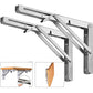 Folding Shelf Brackets, 2 Pack, 14"