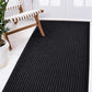 Extra Long Rubber Door Mat - 4X6 Ft, Heavy Duty, All-Weather Indoor/Outdoor, Easy To Clean, Waterproof, Low-Profile Design, Black