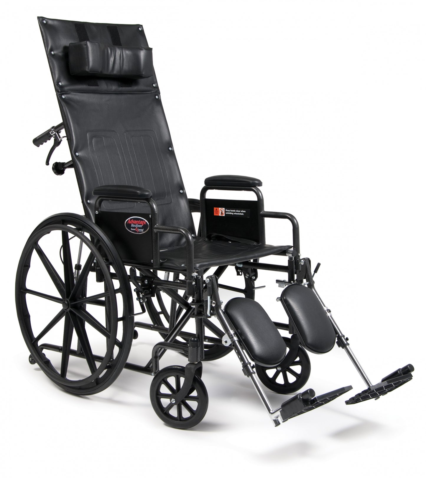 Advantage Recliner, 22" X 19", Full Arm, Elevating Legrest 450Lb