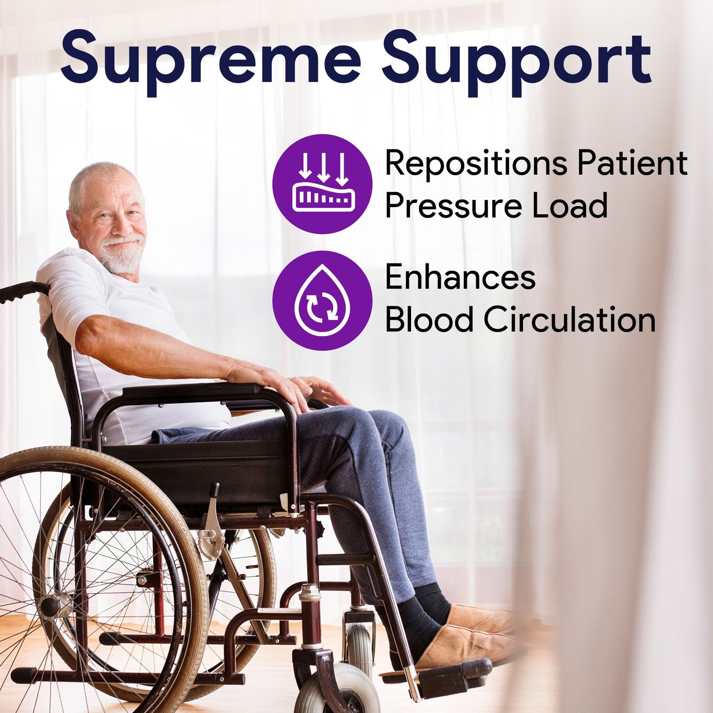 Elevating Wheelchair Leg Rest - Elevated Foot Rest With Wheelchair Calf Support, Right
