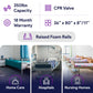Low Air Loss / Alternating Pressure Mattress System w/ Raised Rails 36x80x8/11