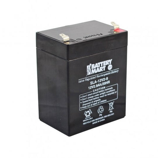 12 Volt 2.9 Ah Sealed Lead Acid Rechargeable Battery - F1 Terminals