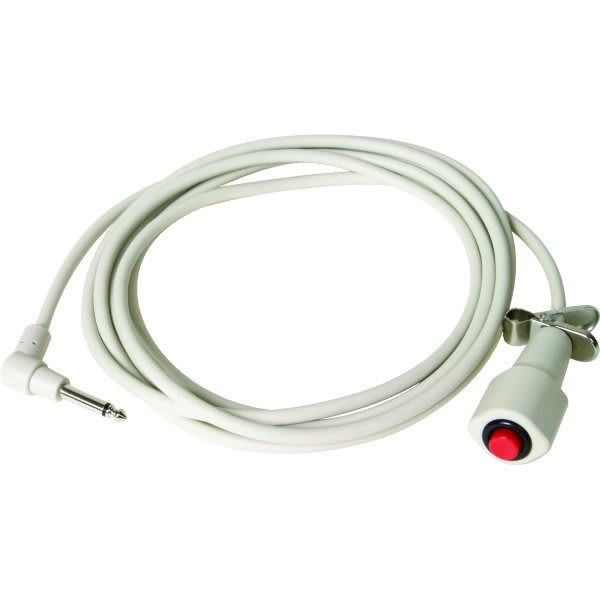 Nurse Call Cord Momentary 1/4" Phono Plug 8', Each