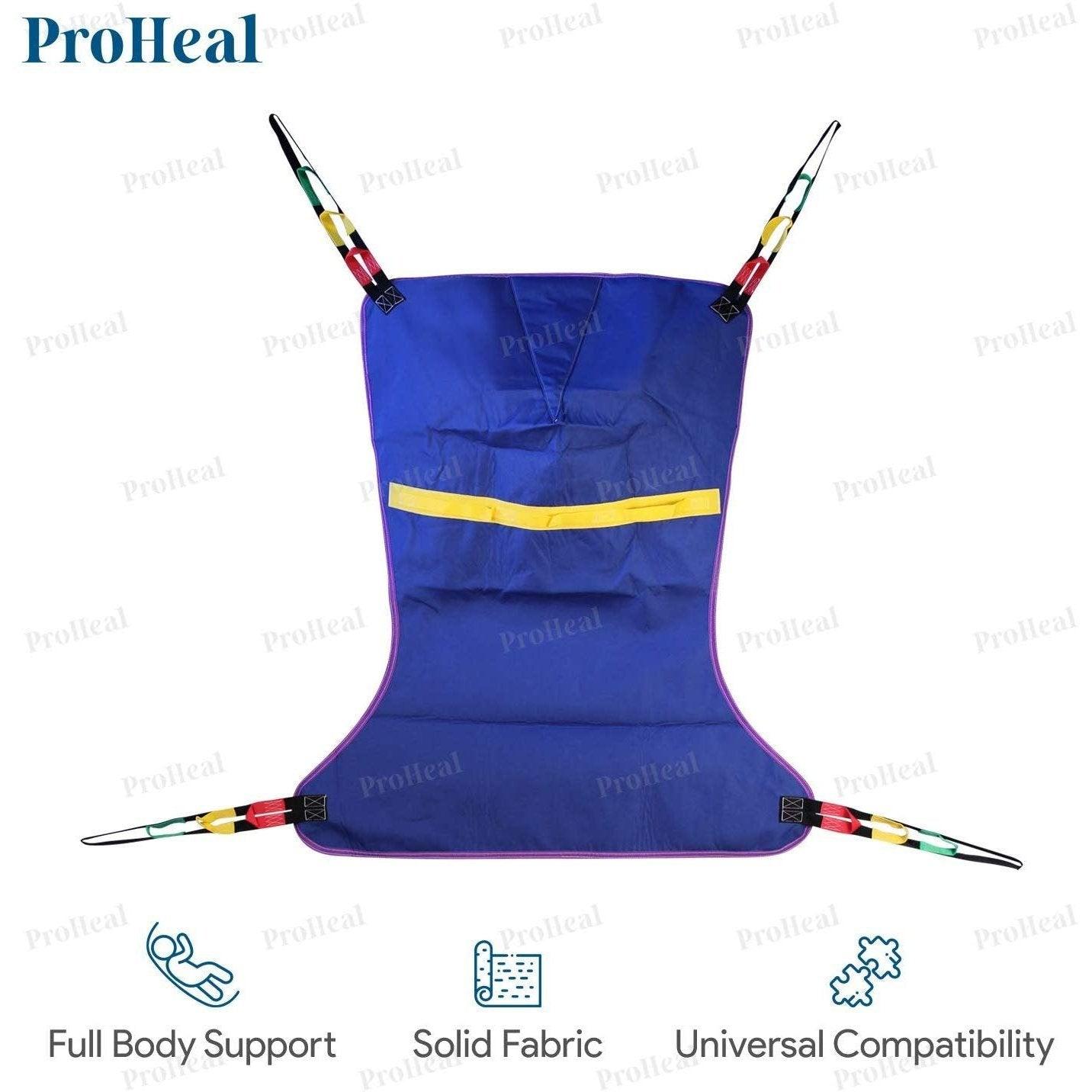 ProHeal Universal Full Body Lift Sling Solid Fabric Polyester - Medium - ProHeal-Products