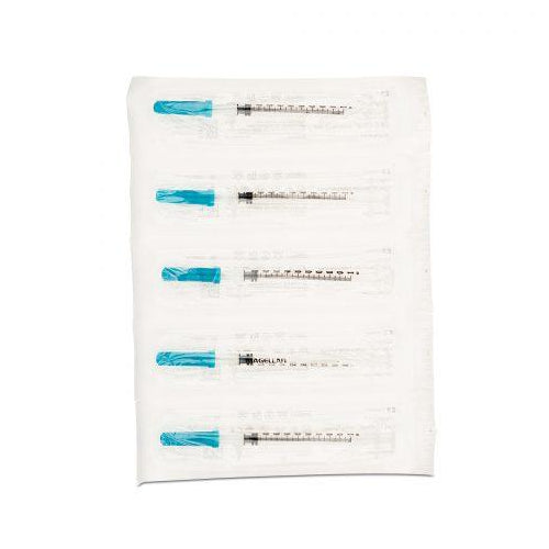 1Ml Tb Tuberculin Safety Syringe Permanent Needle 28G X 0.5" - 50/Bx