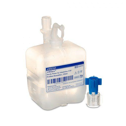 Prefilled Humidifier Kit with Adaptor 350mL - 20ea/cs