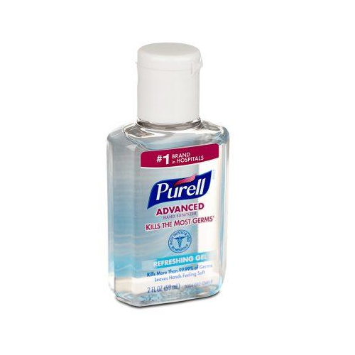 Purell Advanced Instant Hand Sanitizer 2Oz  Flip-Cap 24Ea/Cs