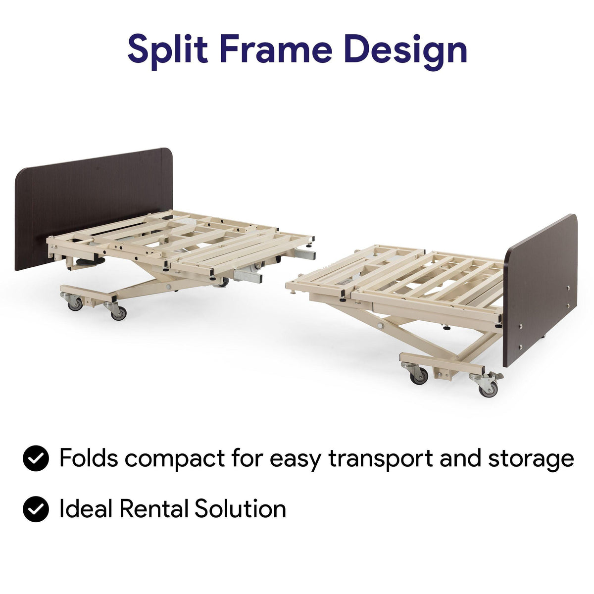 Split Frame Design Medacure Bariatric Hospital Bed - Split Frame Design – Medpart.com