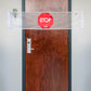 Door Guard W/Alarm, 12" x 40"