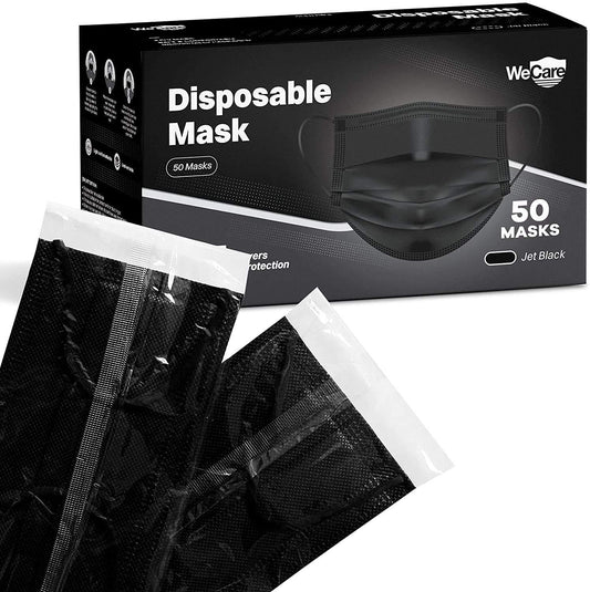 Masks 50 Box - Black WeCare
