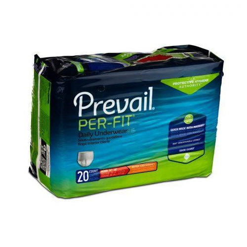 Prevail Per-Fit Protective Underwear Medium - 20ea/pk 4pk/cs