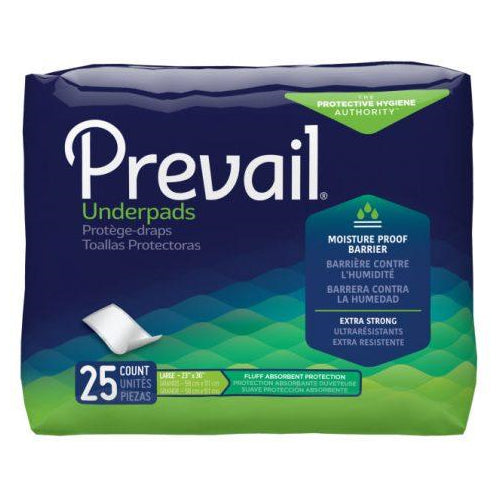 Prevail Fluff Underpad 23"x 36" - Case of 6 Bags