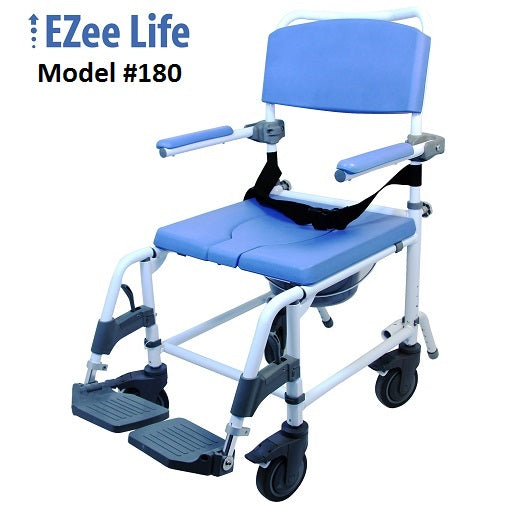 Aluminum Shower Commode chair 18″ seat