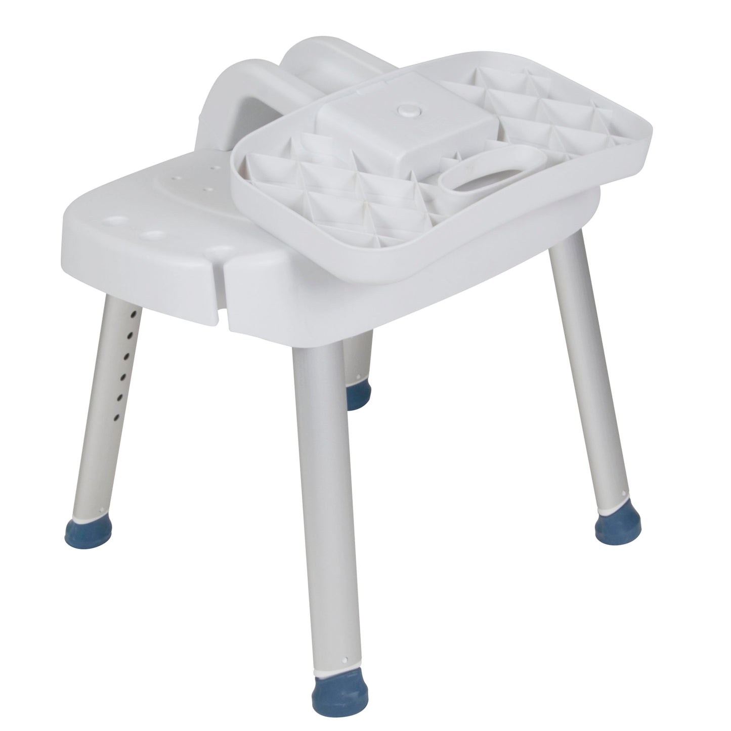 Bathroom Safety Shower Chair with Folding Back