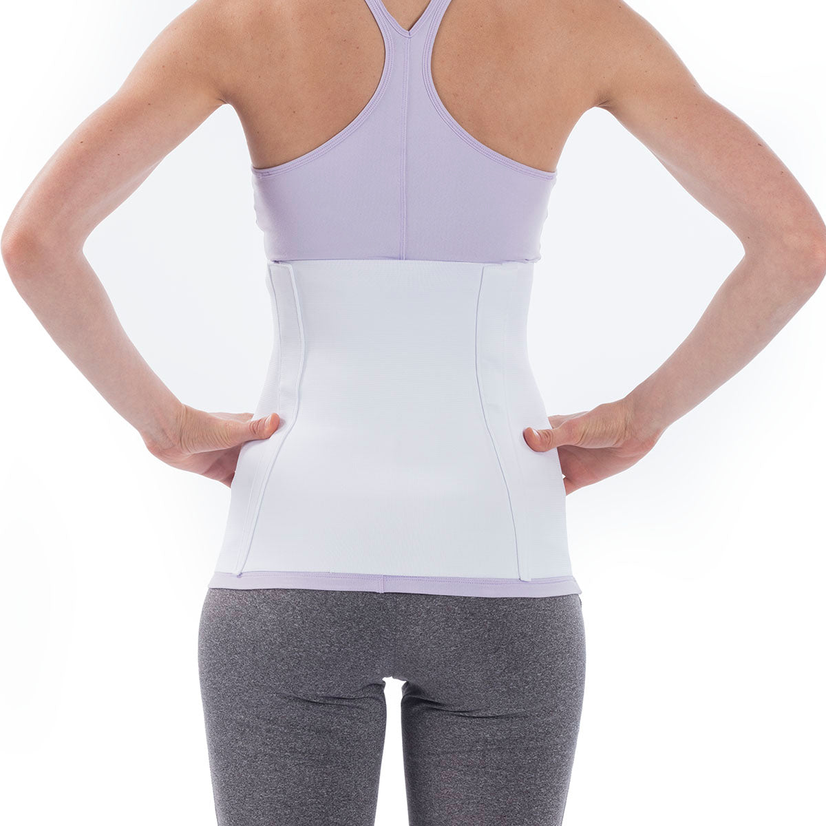 Tapered Abdominal Binder, XL, Fits Waist 42" - 48"