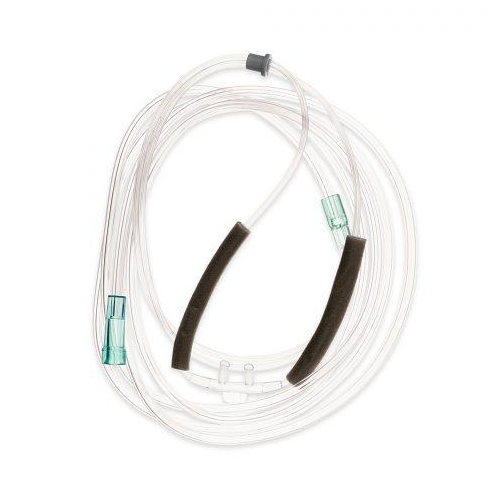 Oxygen Nasal Cannula Crush Resistant Tip w/ Foam Cushion 7' S.Connect.