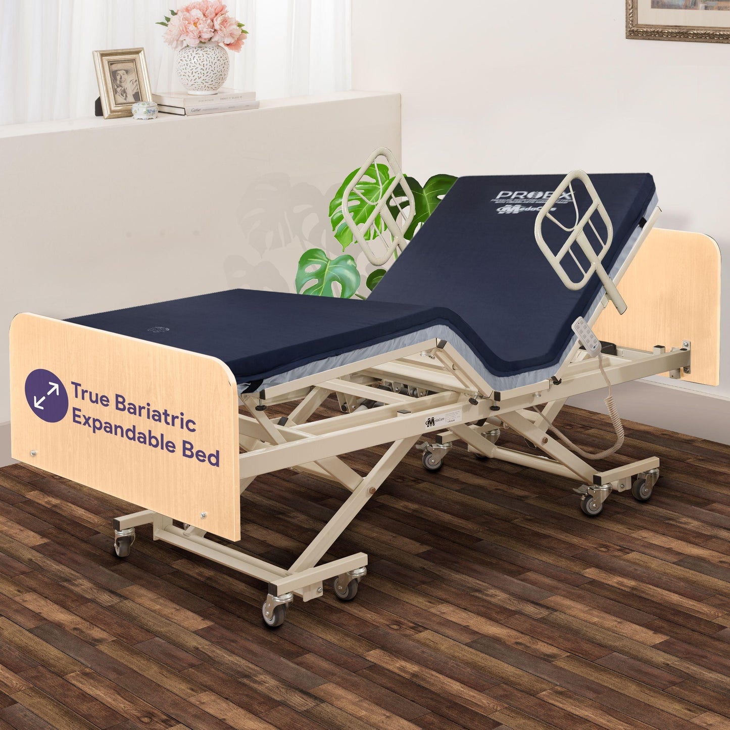 Adjustable Height Bariatric Hospital Bed & Built in Scale - ProHeal-Products