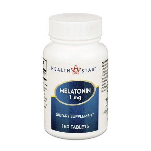 Melatonin 1mg Tablets 180ct - 12/pk 12pk/cs (Case of 144)