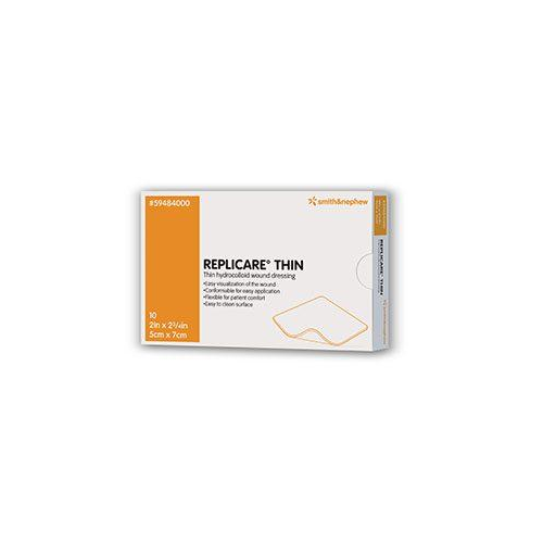 Replicare Thin Hydrocolloid Dressing 3.5"X5.5" 10Ea/Bx 12Bx/Cs