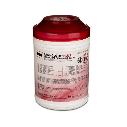 Sani-Cloth Plus Surface Wipes, (Red Top) 160'S Single Unit