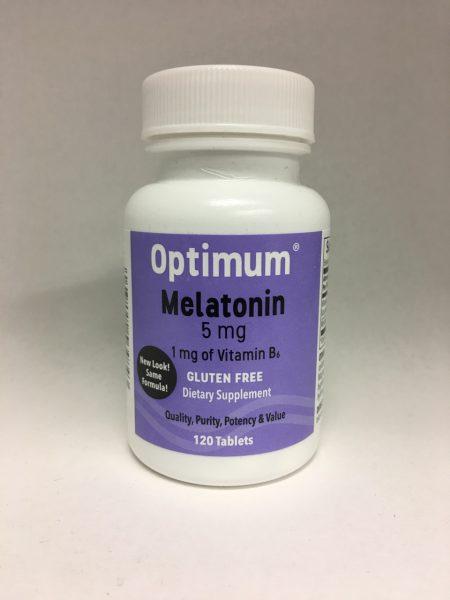 Melatonin 5mg with Vitamin B-6 Tablets 120ct