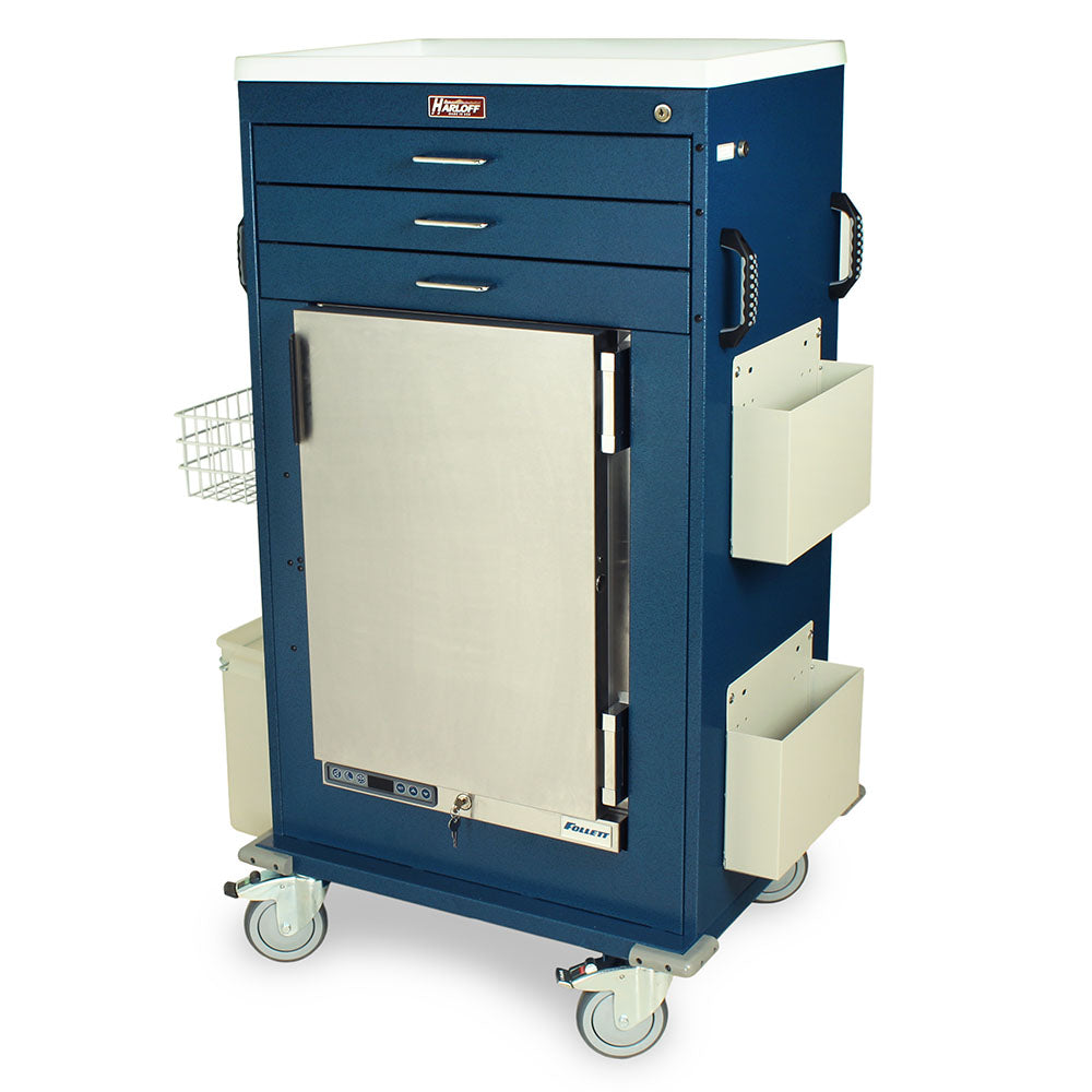 Malignant Hyperthermia Three Drawer Cart