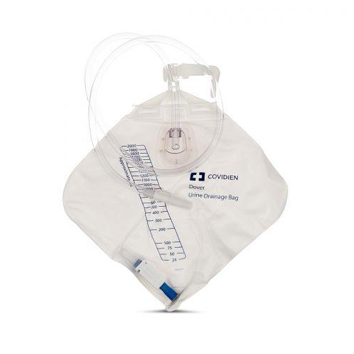Drainage Bag, Urinary (Kendall) 2000Ml, Latex Free 20/Cs