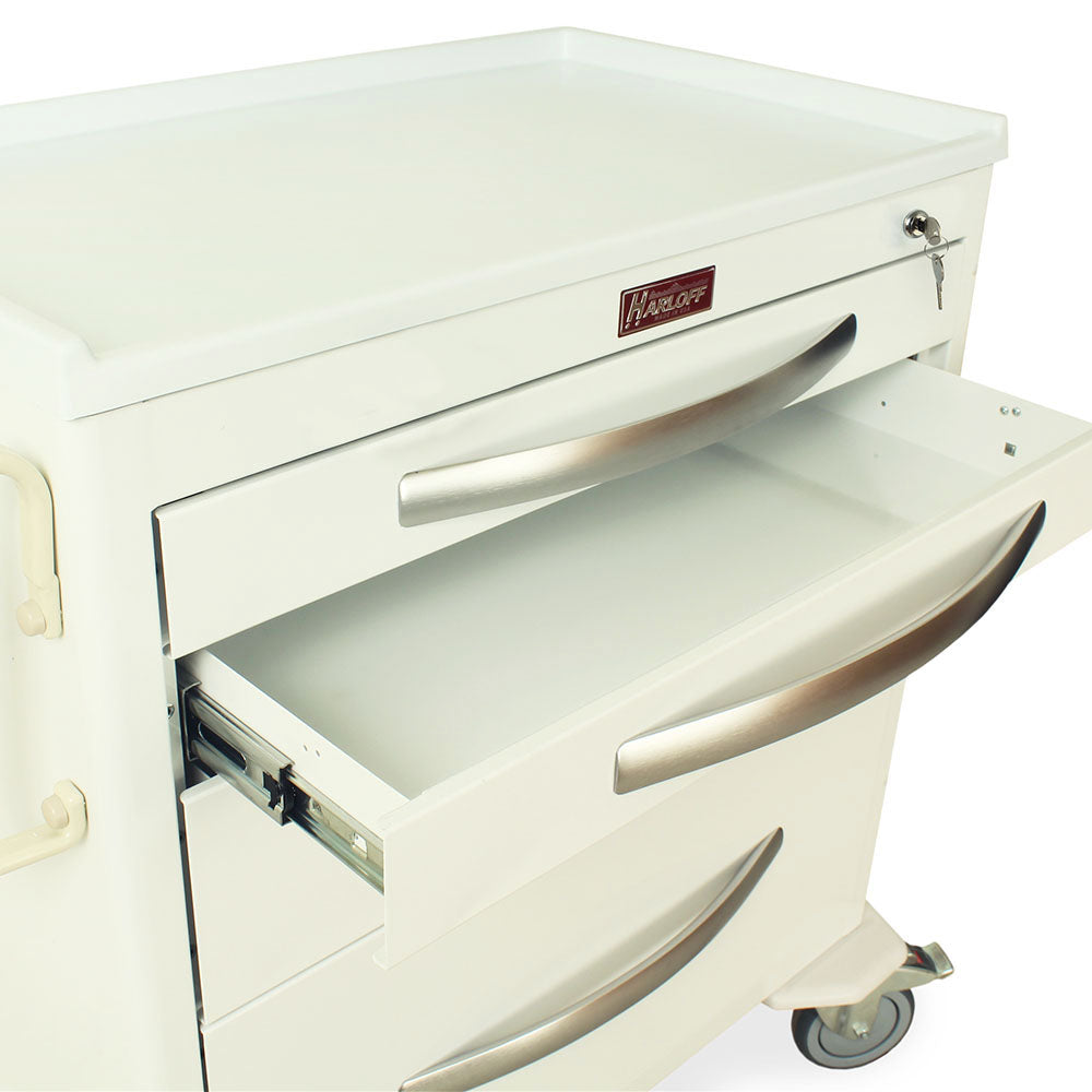 A-Series Lightweight Aluminum Anesthesia Cart, Tall Height, Standard Width