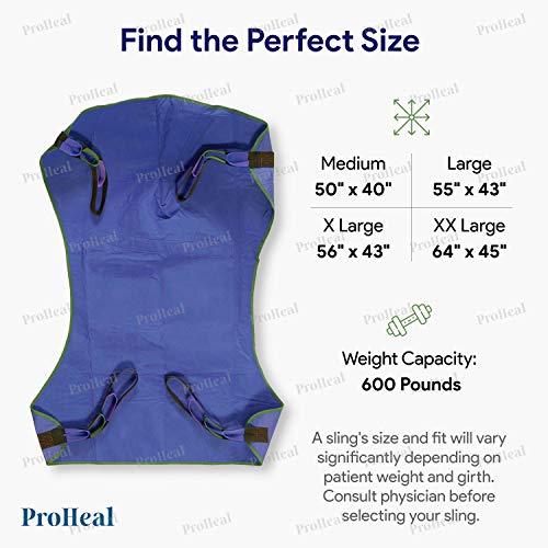 ProHeal Universal Full Body Lift Sling Solid Fabric Polyester - XX Large - ProHeal-Products