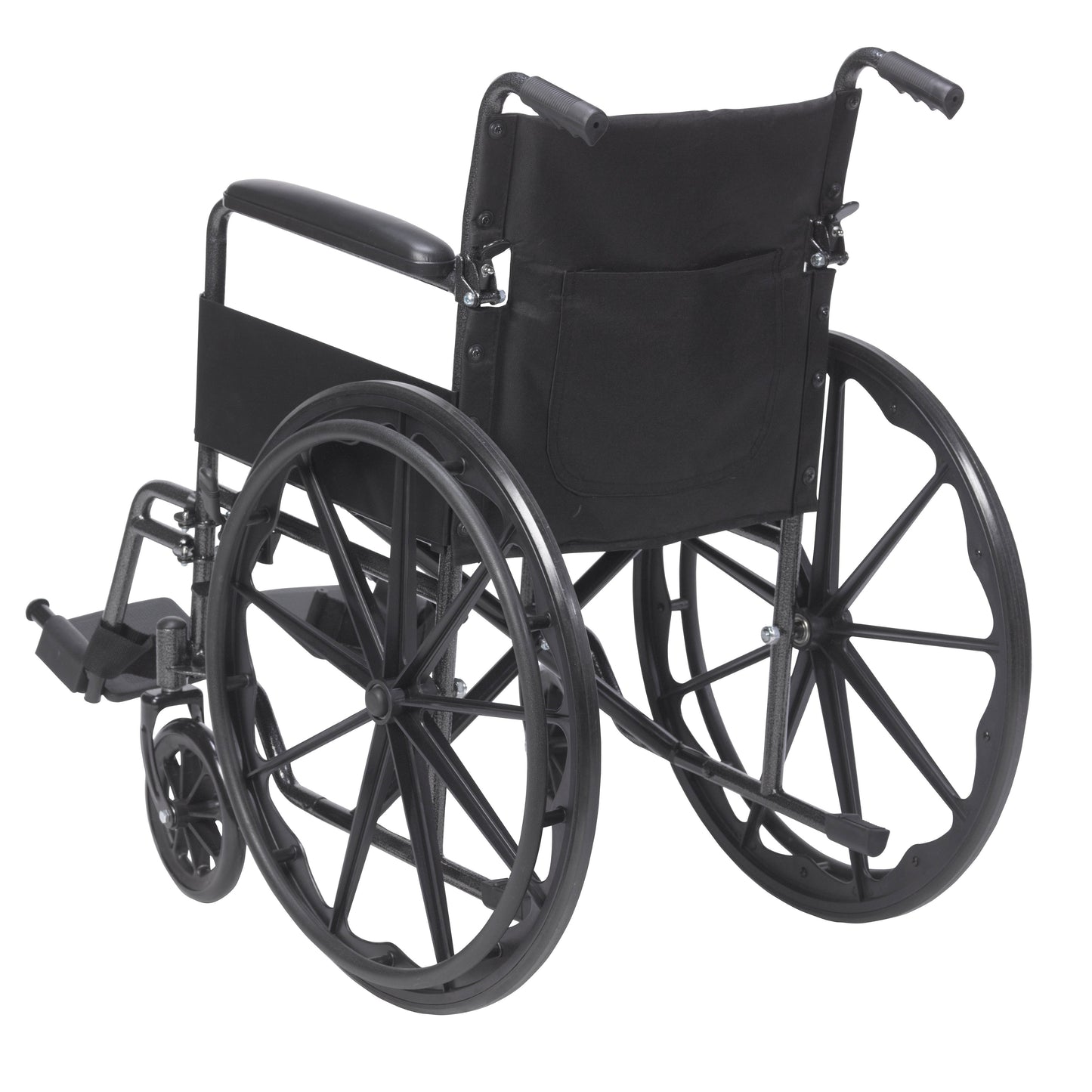 Silver Sport 1 Wheelchair with Full Arms and Swing away Removable Footrest