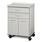 Molded Top, Mobile Treatment Cabinet with 2 Doors and 2 Drawers