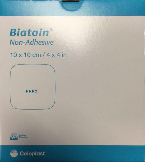 Biatain Non-Adhesive Foam Dressing 4X4 10Ea/Bx