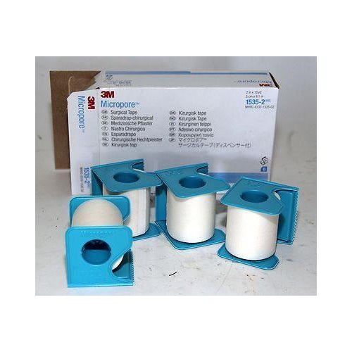 Tape, Paper, Micropore, Dispenser Pack, 2"X10Yds 6Ea/Bx 10Bx/Cs