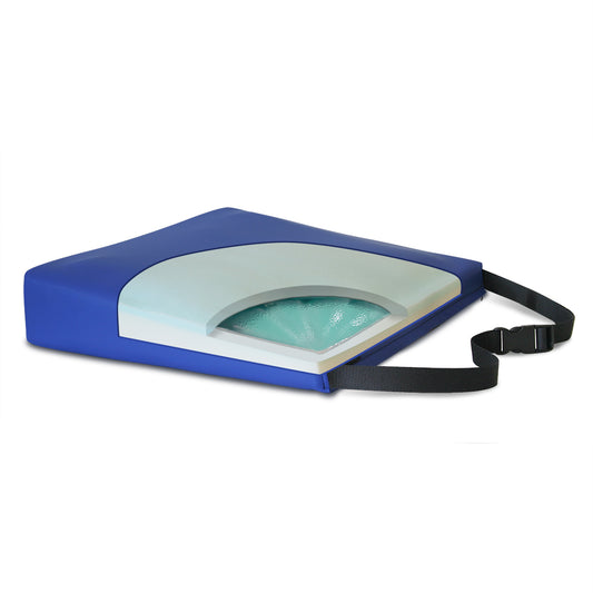 APEX Wedge Gel-Foam Cushion, 16" x 18" x 4" x 2"