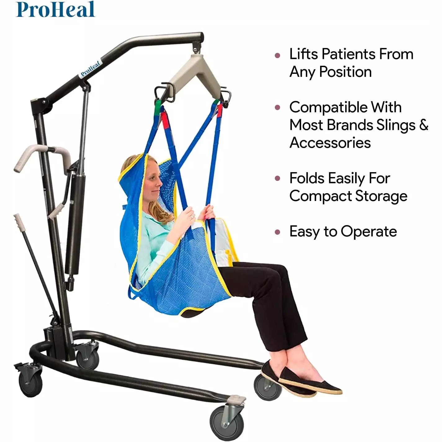 Protekt Onyx Hydraulic Patient Lift - ProHeal-Products